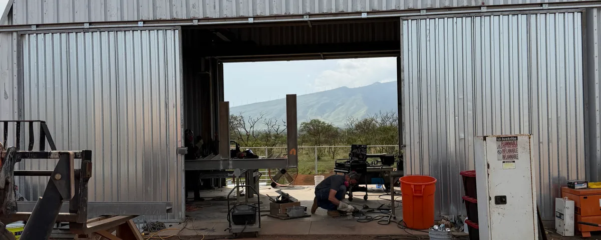 Quonset hut construction Maui Hawaii by Great General LLC - agricultural storage building Upcountry Maui