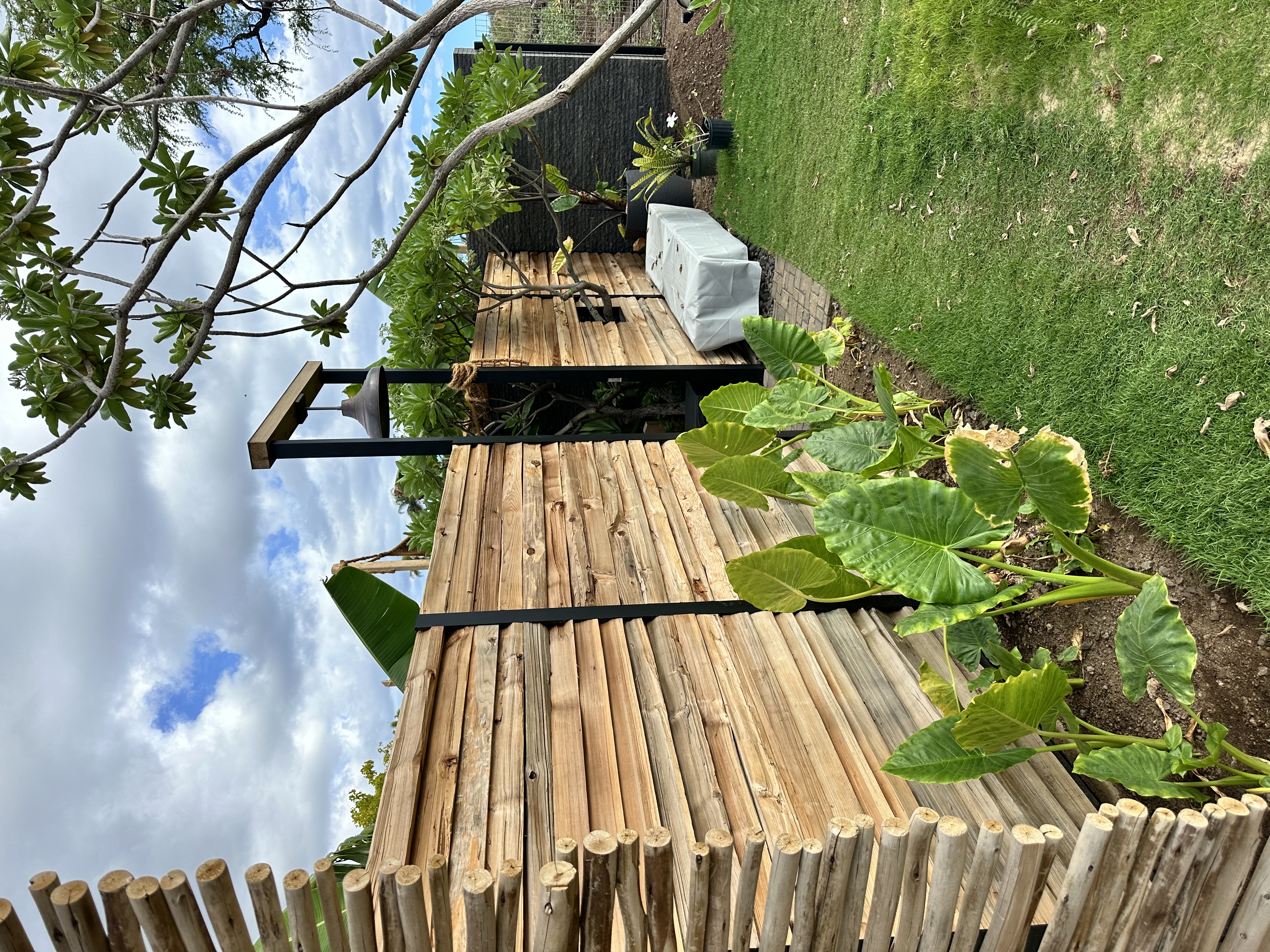 Custom metal fencing installation Maui residential property by Great General LLC